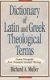 Muller: Dictionary of Latin and Greek Theological Terms